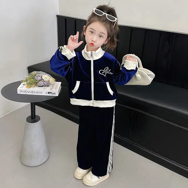 童森童马休闲运动套装 简约百搭舒适洋气 中小童