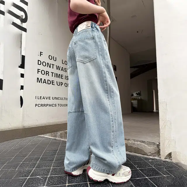 童森童马牛仔裤 韩范流行经典得体 牛仔蓝 儿童款