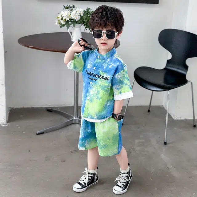 童森童马休闲运动套装 舒适亲肤洋气百搭 中小童