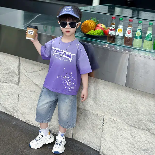 童森童马休闲运动套装 舒适洋气百搭时尚 中小童