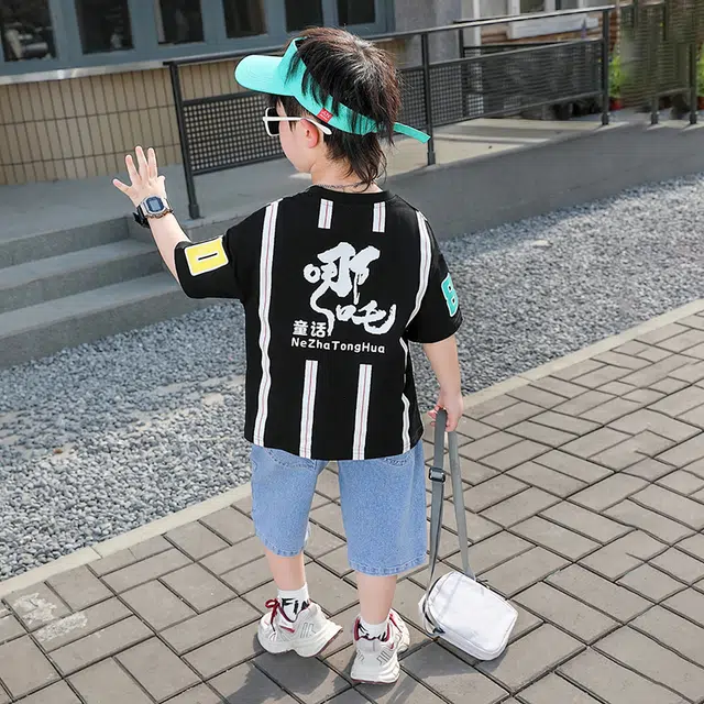 童森童马休闲运动套装 百搭亲肤简约洋气 中小童