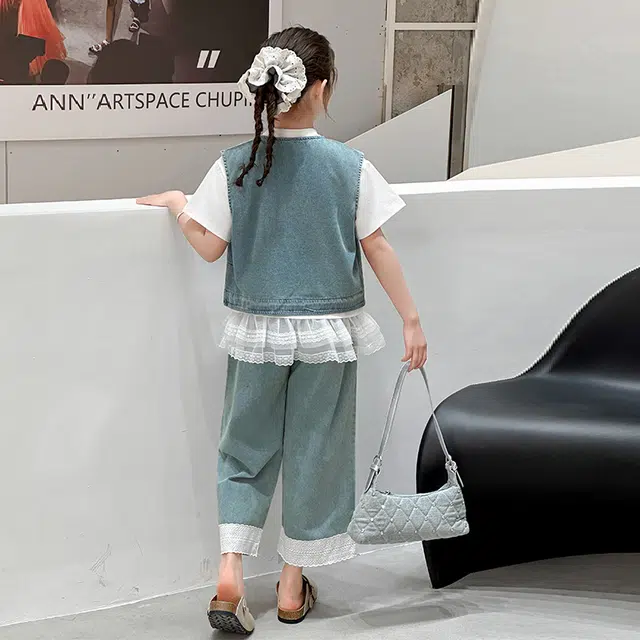 童森童马休闲运动套装 洋气舒适百搭 图片色 儿童款