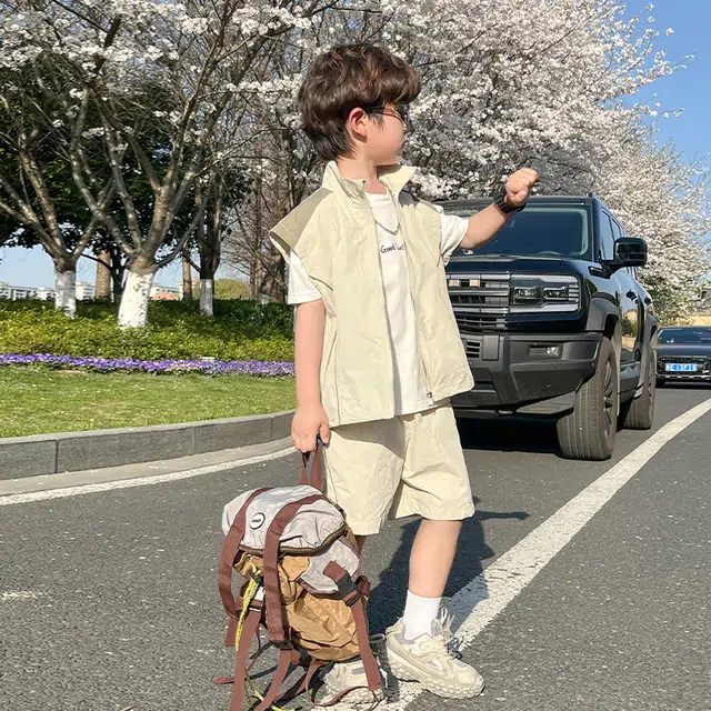 童森童马休闲运动套装 洋气百搭舒适 中小童