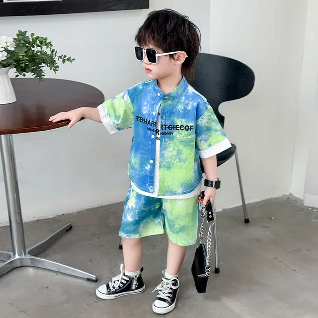 童森童马休闲运动套装 舒适亲肤洋气百搭 中小童