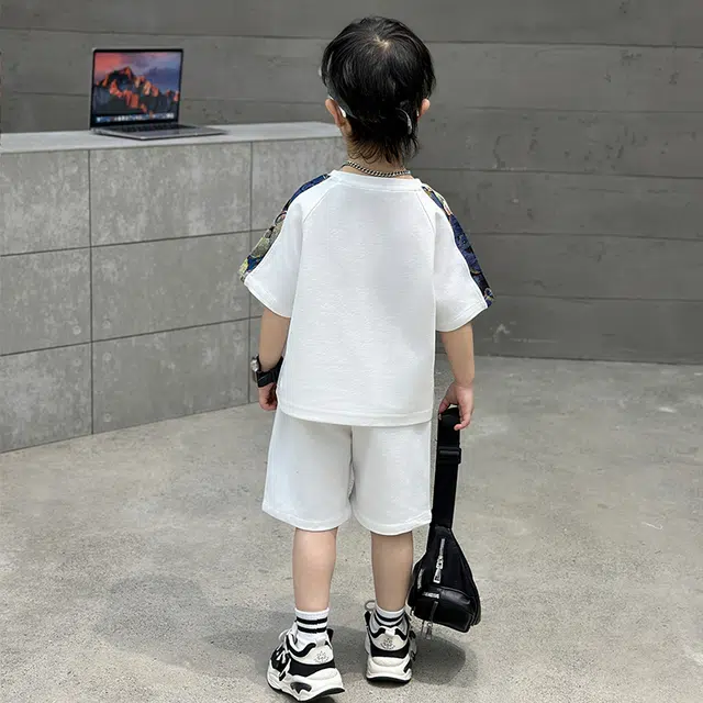 童森童马休闲运动套装 洋气百搭舒适亲肤 中小童
