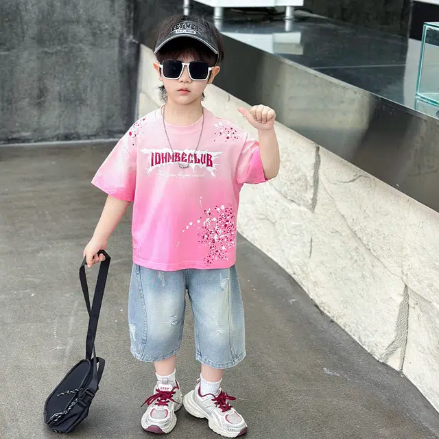 童森童马休闲运动套装 舒适洋气百搭时尚 中小童