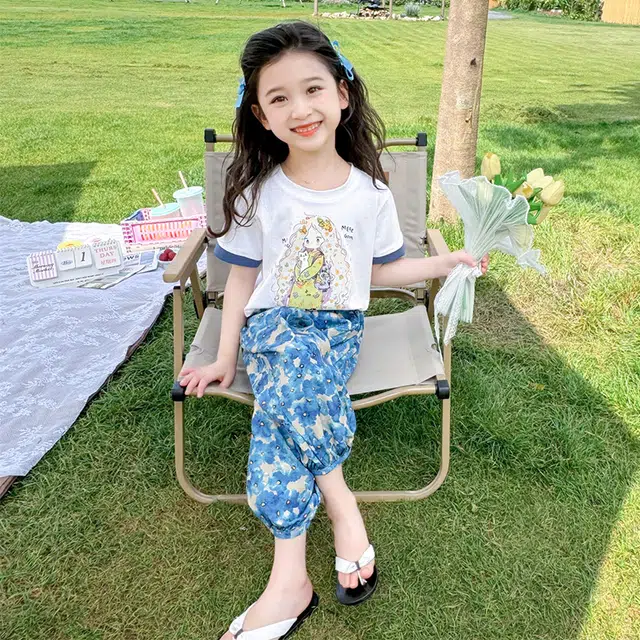 童森童马休闲运动套装 百搭洋气舒适 中小童