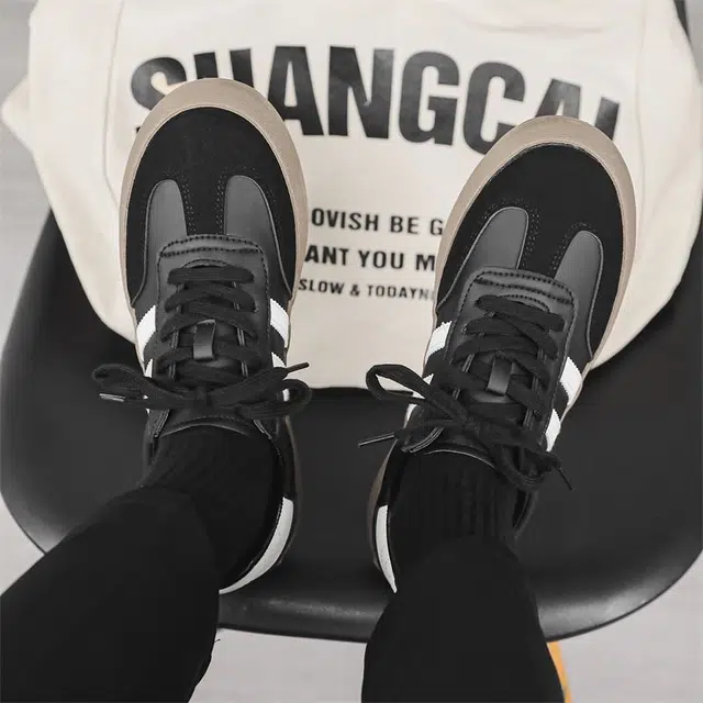 乐乐鱼 美式复古小众时尚百搭休闲 包裹性耐磨轻便 低帮 板鞋 男款