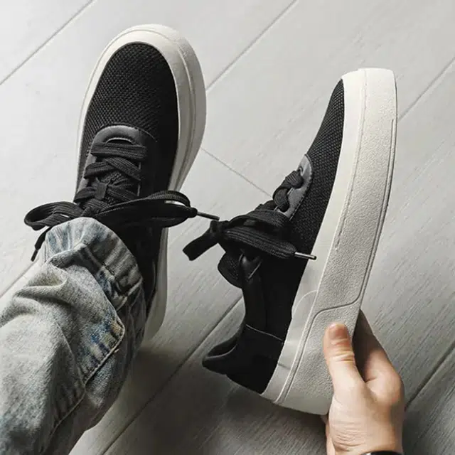 乐乐鱼 百搭休闲小众厚底隐形内增高通勤 包裹性 低帮 板鞋 男款