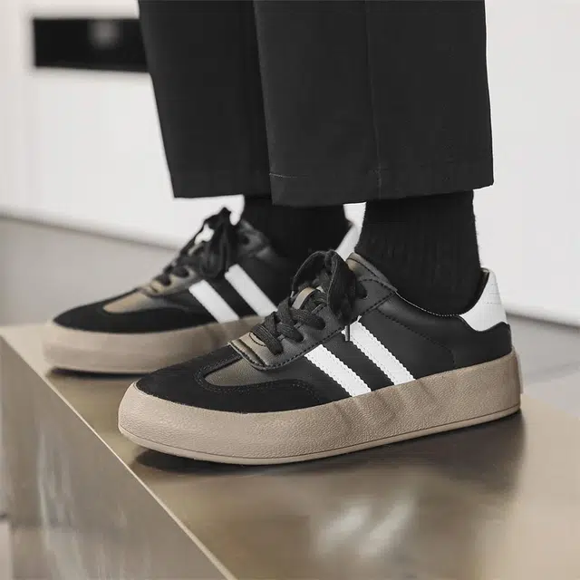 乐乐鱼 美式复古小众时尚百搭休闲 包裹性耐磨轻便 低帮 板鞋 男款