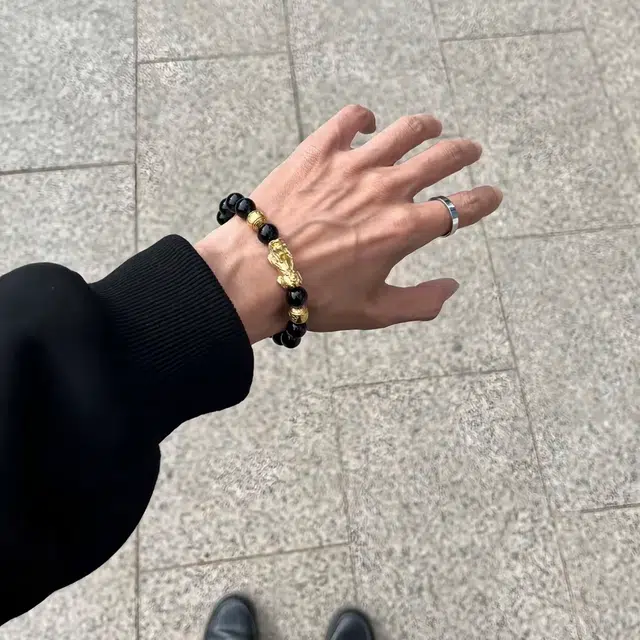【凤凰山财神庙过香】 盛岱 新中式国潮吞金兽貔貅 吸金招财转运多财多福八方来财小众高级简约百搭 菩提子/菩提籽 手串 男女同款情侣款