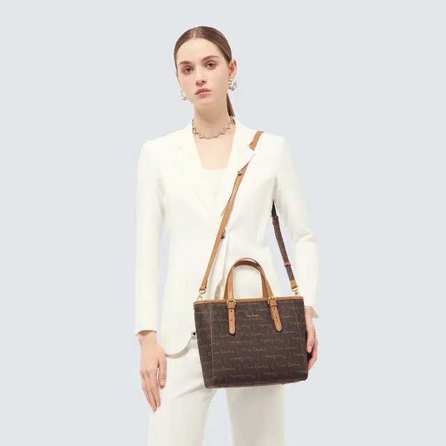 PIERRE CARDIN PVC Tote