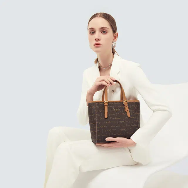 PIERRE CARDIN PVC Tote