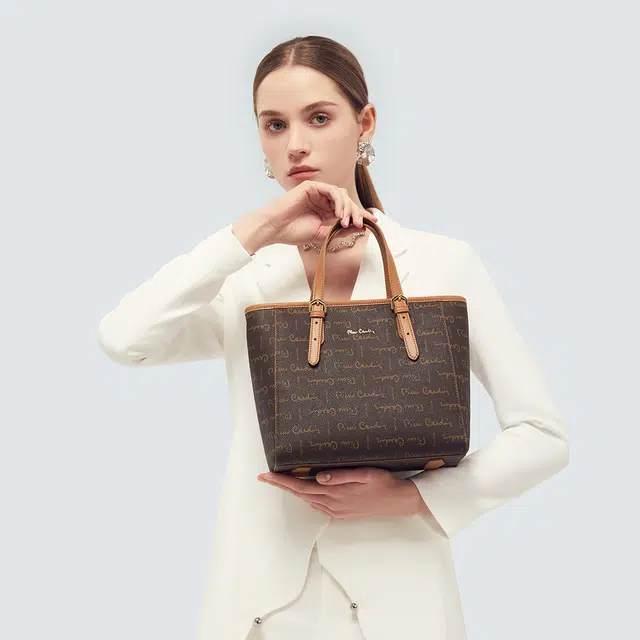 PIERRE CARDIN PVC Tote