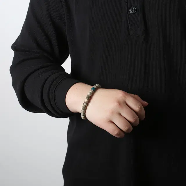 潘家园 精工 老型单圈串珠 星月菩提 手串 男女同款情侣款