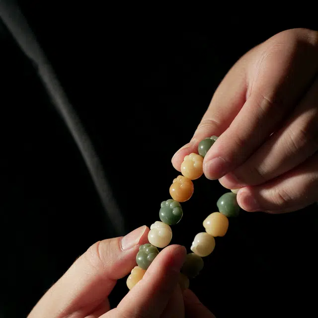 潘家园 菩提根多色猫爪单圈 菩提根 菩提类手串 男女同款情侣款