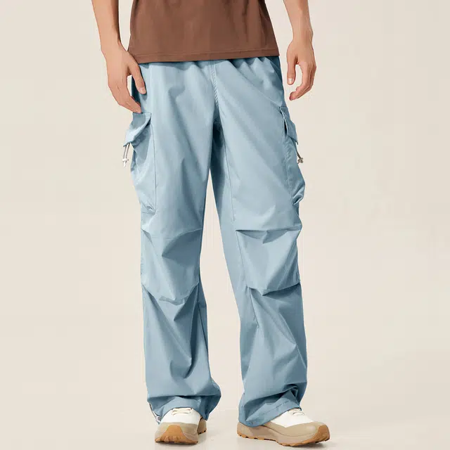 纳趣 山系户外吸湿速干露营徒步工装长裤子伞兵裤休闲裤 男女同款