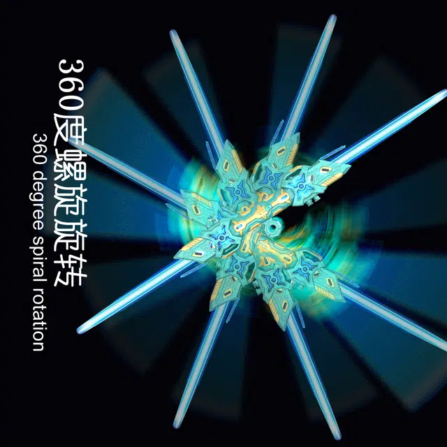 星云宝贝 雷蛇光剑 星球大战 双头伸缩二合一炫酷莹光激光 玩具