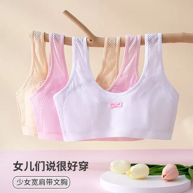 浪莎 网眼透气纯色防凸点亲肤文胸 女款