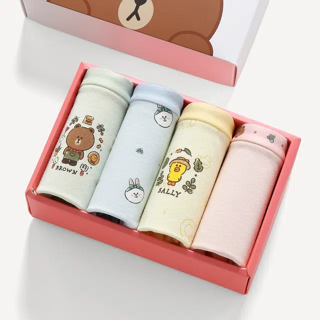 芬腾 透气抗菌中腰卡通动漫三角裤内裤 女款