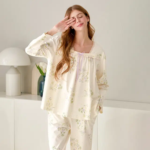 芬腾 休闲舒适简约家居服睡衣套装 女款