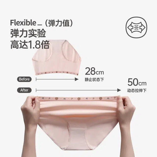 芬腾 透气抗菌中腰卡通动漫三角裤内裤 女款