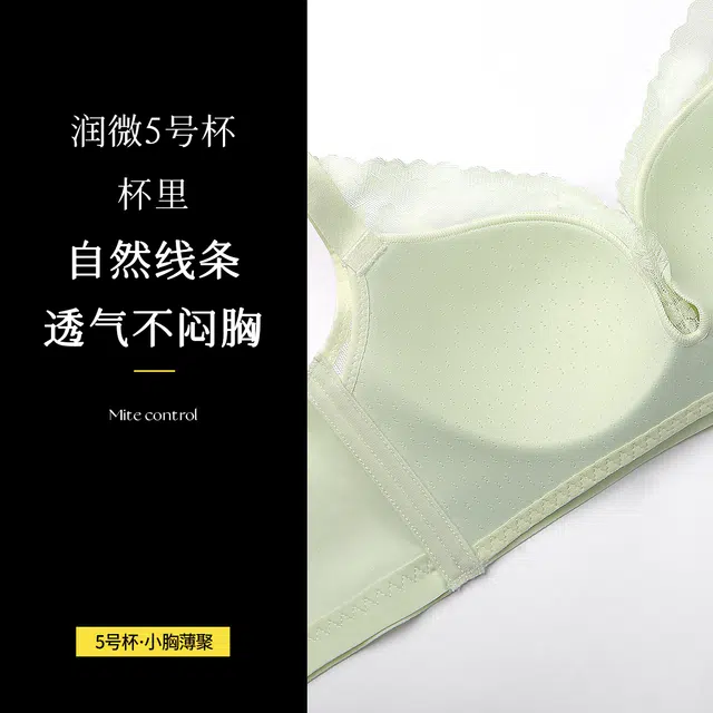 润微 小胸聚拢薄杯舒适透气调整型美背无钢圈内衣文胸 女款