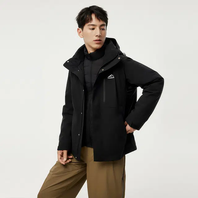 坦博尔 户外运动三合一可脱卸内胆羽绒服 男女同款