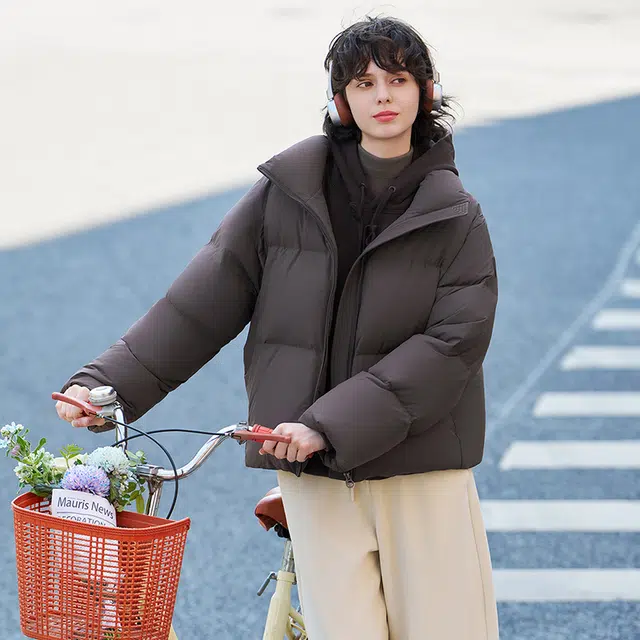 坦博尔 时尚百搭休闲通勤立体包容廓形舒适羽绒服 女款