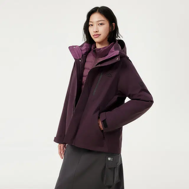 坦博尔 户外运动三合一可脱卸内胆羽绒服 男女同款