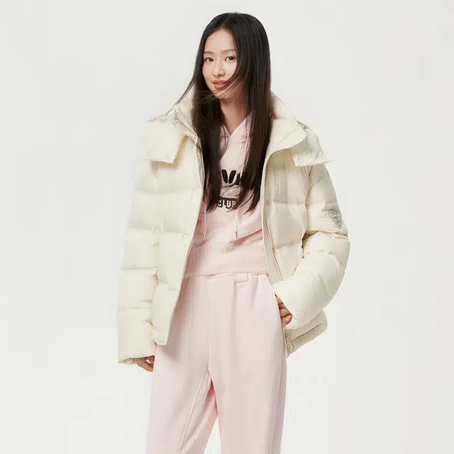 坦博尔 简约纯色保暖羽绒服 女款