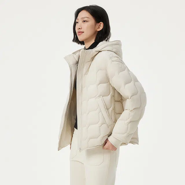 坦博尔 时尚休闲百搭轻便户外舒适保暖连帽羽绒服 女款