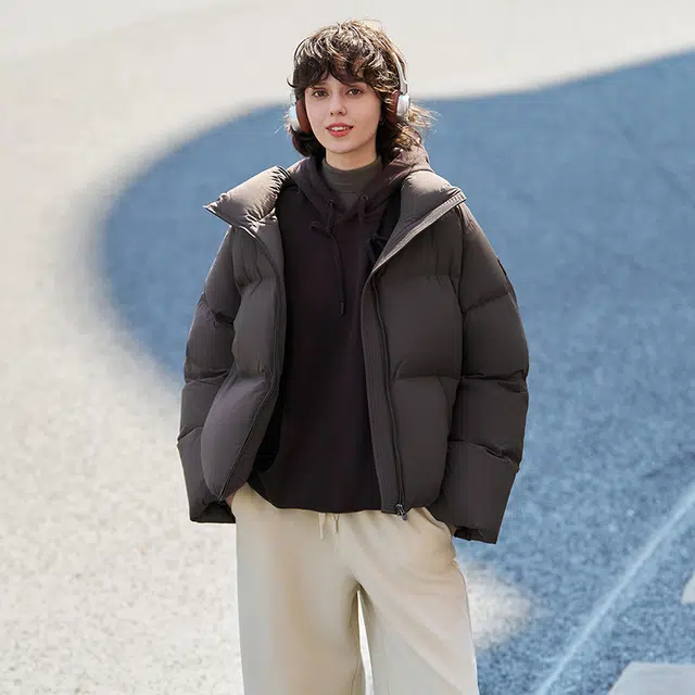 坦博尔 时尚百搭休闲通勤立体包容廓形舒适羽绒服 女款