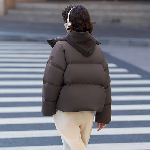 坦博尔 时尚百搭休闲通勤立体包容廓形舒适羽绒服 女款
