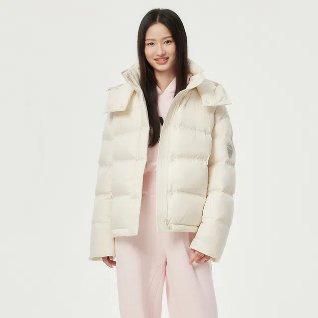 坦博尔 简约纯色保暖羽绒服 女款