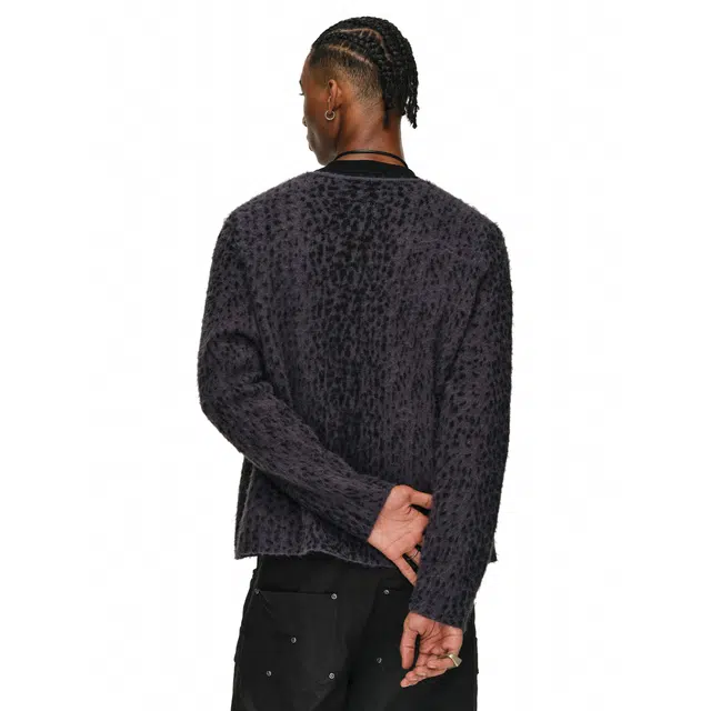 Antidote Worldwide Leopard V-Neck Cardigan