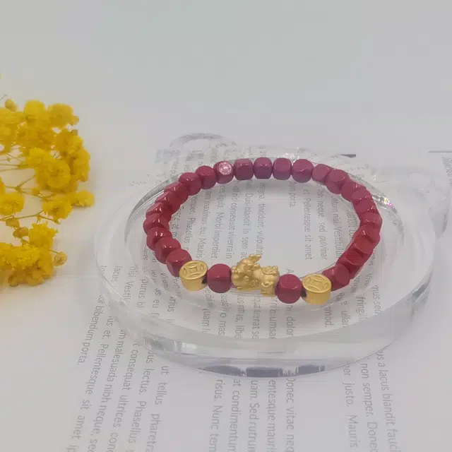玉尚轩 时来运转招财貔貅 新中式国潮纳福珠串 文艺复古国风手饰 #好运 朱砂 手串 男女同款情侣款