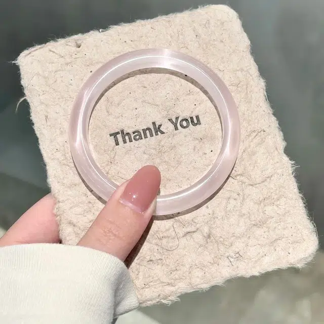 【甄选特级I限定贺卡】 爱恋珠宝 经典白月光 新中式国潮古色 一步一响旗袍汉服 灼灼桃花贵妃镯宫廷风 轻奢国风古典感柒夕 琉璃 手镯 女款