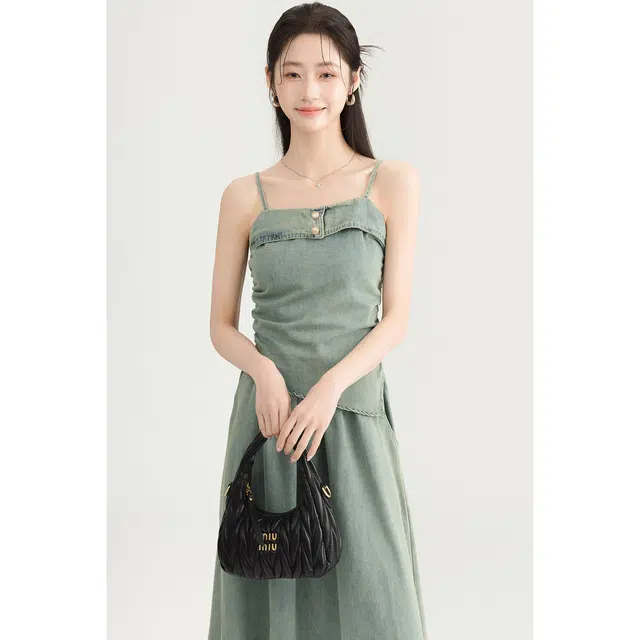如续 时尚不规则复古修身显瘦吊带 女款