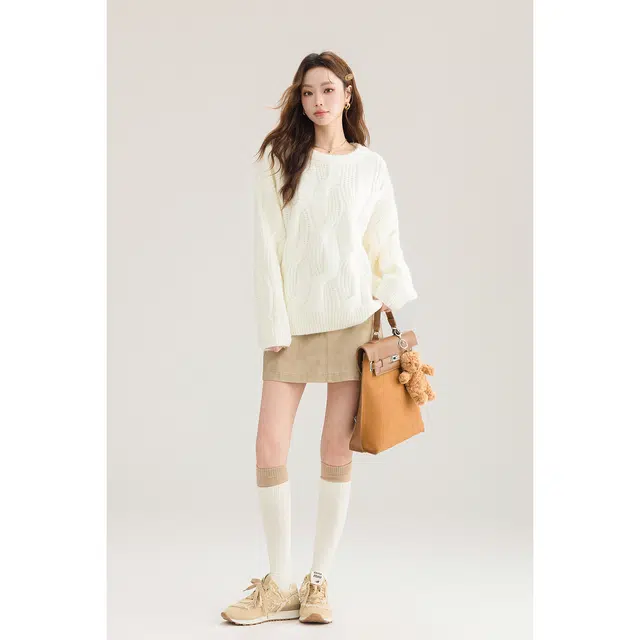 如续 舒适简约时尚长袖针织衫 女款