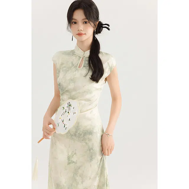 如续 通勤休闲简约舒适短袖连衣裙 女款