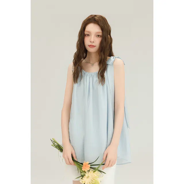 如续 法式设计感宽松纯色简约舒适吊带 女款