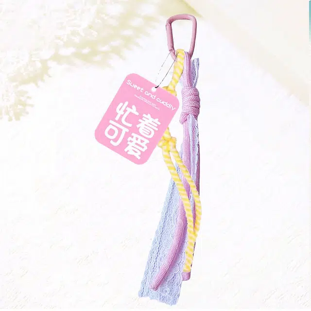 【多巴胺配色】忙着可爱暖系手机挂绳包包挂饰 卡莱茵 合金#好运 尼龙 挂件 男女同款情侣款