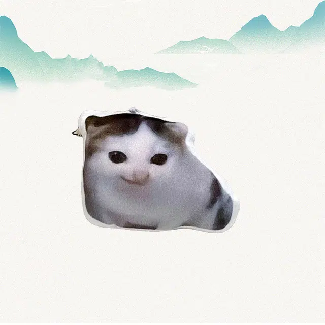 卡莱茵 【按压会叫】 德语小猫语音希特柏林喵喵发声玩偶萌萌百搭书包钥匙扣卡通治愈软萌创意手玩把件好运 涤纶 挂件 男女同款情侣款