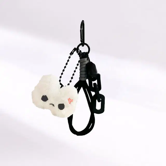 卡莱茵 可爱的甜心兔生气兔子链条款书包表情兔超萌#好运 尼龙 挂件 男女同款情侣款