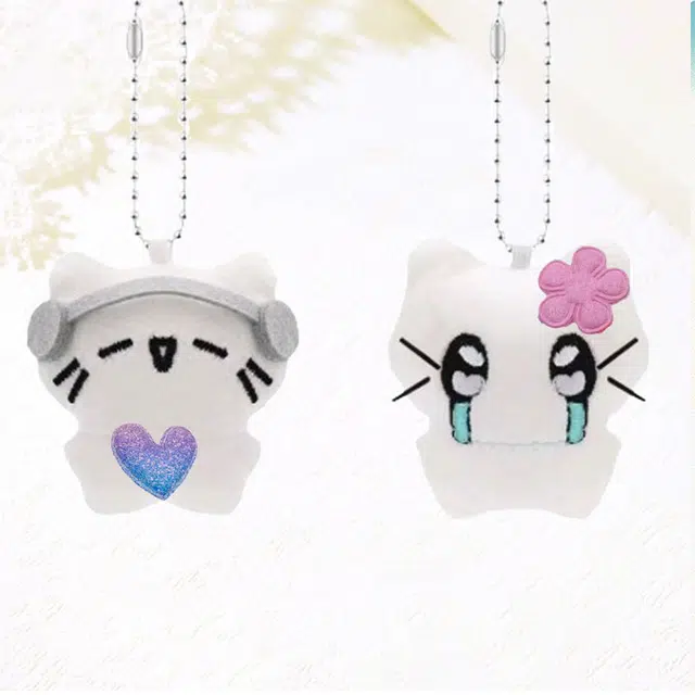 卡莱茵 创意潮流耳机猫 哭泣猫 陪伴安抚 毛绒 挂件 男女同款情侣款