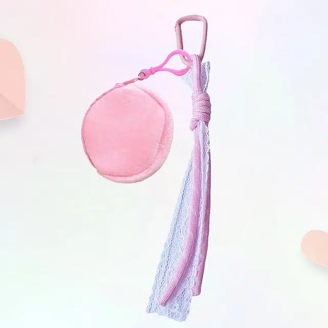 卡莱茵 【小包包】小清新可爱风带蕾丝边简约甜美精致时尚俏皮轻奢小众百搭#好运 尼龙 挂件 男女同款情侣款