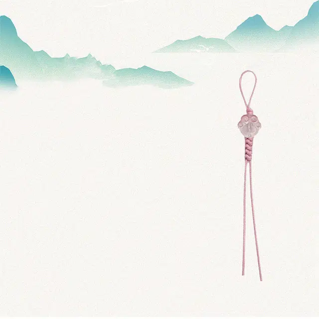 夏日简约 卡莱茵 织物小清新猫爪小挂饰 玻璃 挂件 男女同款情侣款