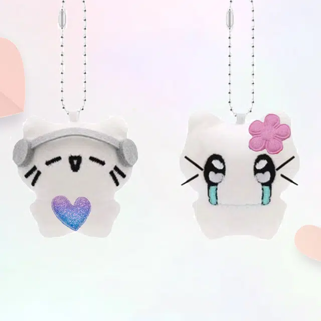 卡莱茵 创意潮流耳机猫 哭泣猫 陪伴安抚 毛绒 挂件 男女同款情侣款