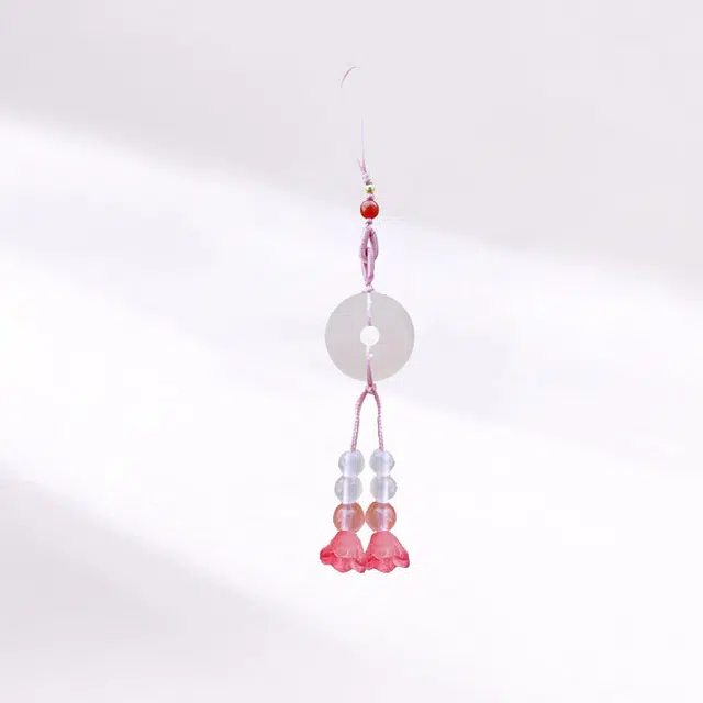 卡莱茵 平安顺遂平安扣 新中式小众设计#好运 有机玻璃 挂件 男女同款情侣款